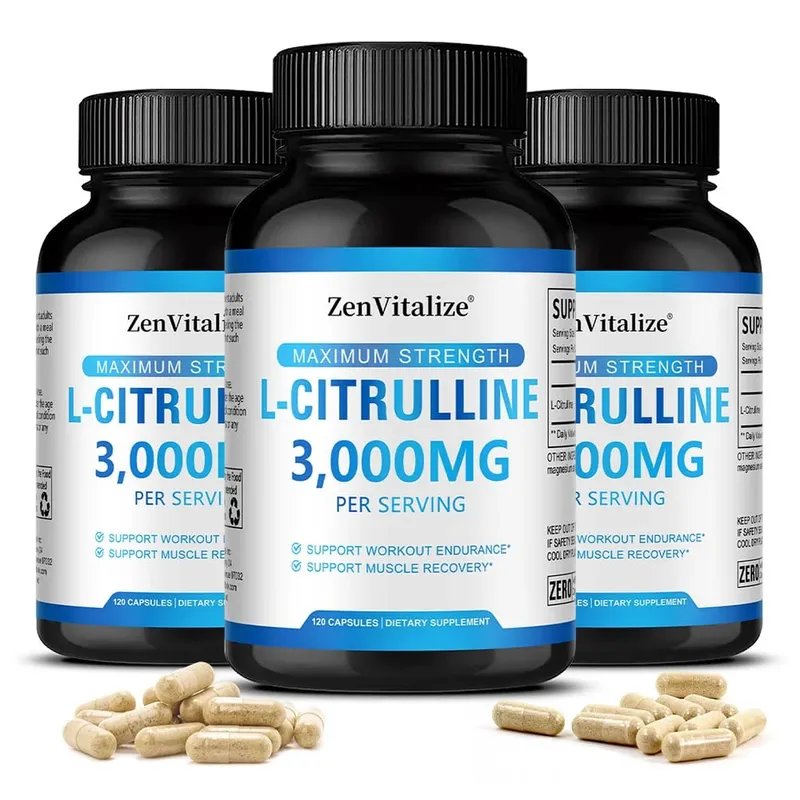 L Citrullin 3000 mg Ergänzungskapseln für Männer und Frauen – Muskelregeneration und Trainingsausdauer – vegan, gentechnikfrei — image 11