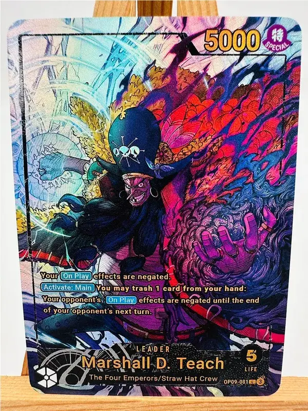 Luffy Shanks Teach Toys Hobbies Hobby Collectibles Game Collection Anime Cards — image 6