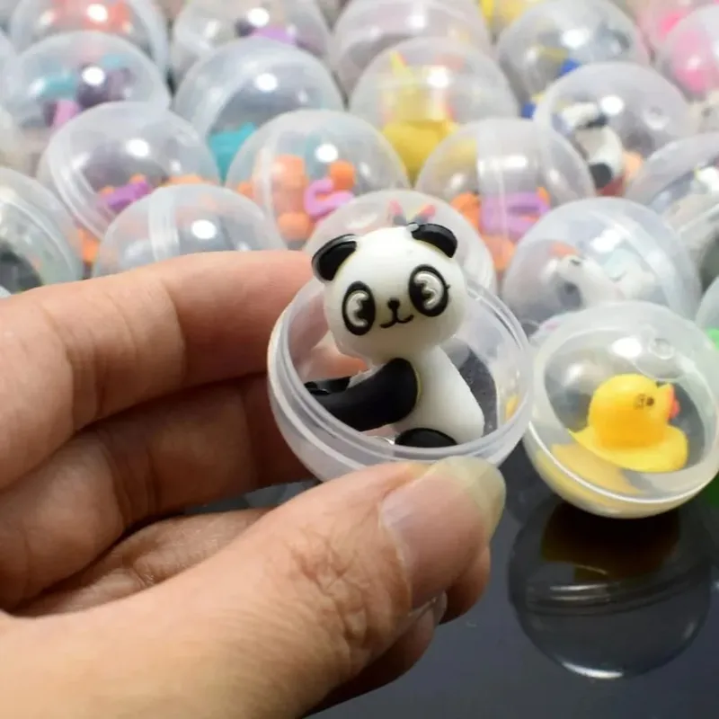20PCS Gachapon Machine Transparent Gachapon Toys Creative Coin-Operated Gachapon with Random Doll Toys Children's Birthday Gift — image 5