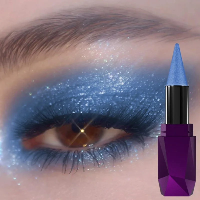 Bâton de fard à paupières en perles, 25 couleurs, 1 pièce, imperméable, longue durée, paillettes et couleur mate, maquillage, reflets du visage, cosmétiques, cadeau — image 13