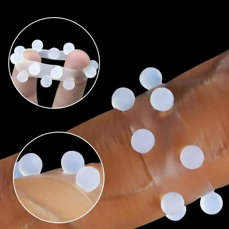 Silicone Penis Ring Beads Clitoris Stimulate Foreskin Correction Cock Rings Delay Ejaculation G-spot Massage Sex Toys for Men — image 2