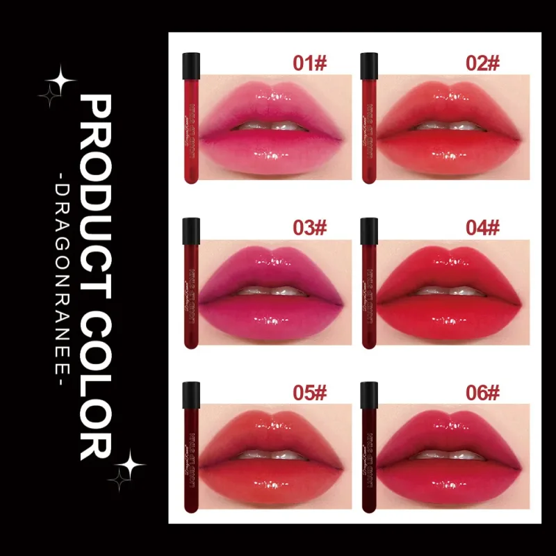 Mirror Lip Gloss Long Lasting Not Fade Lip Tint Water Gloss Glass Lipstick Blood Plasma Lips Makeup Halloween Lip Stain Cosmetic — image 7
