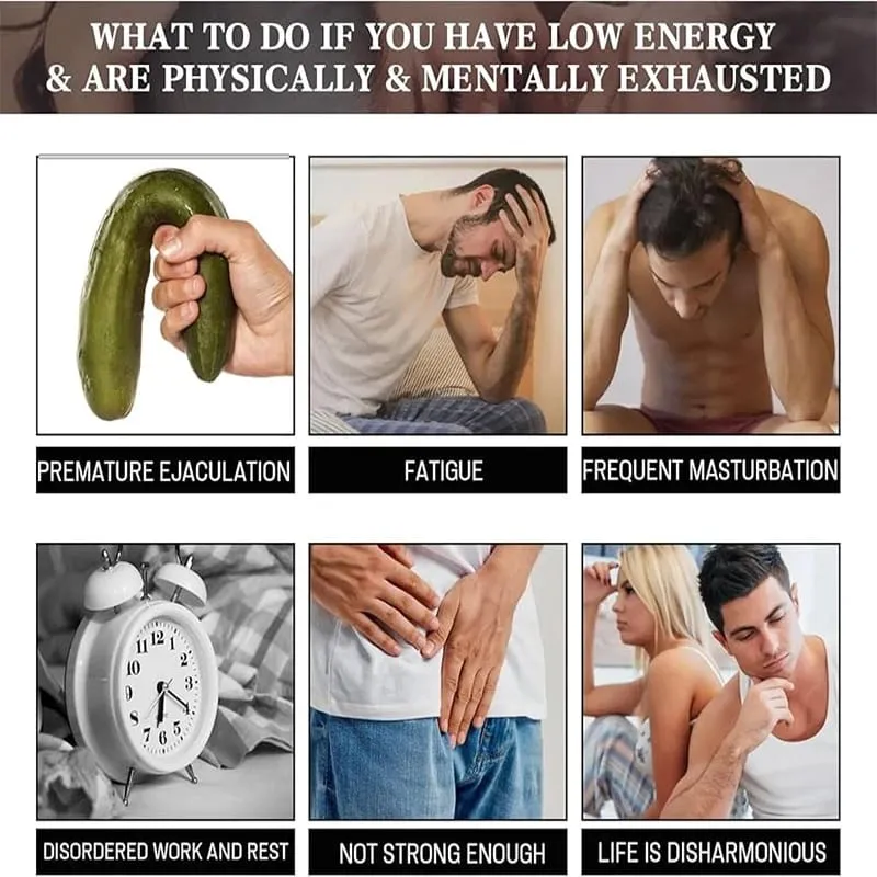 Extra Strength Supplement with Epimedium & Panax Ginseng Extract Male Enhancing Supplement Supports Improve Male Energy Levels — image 3