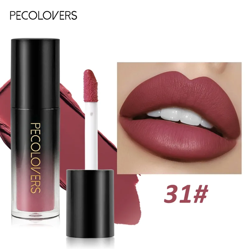 Multiple Colors Matte Velvet Lip Gloss Waterproof Long-lasting Non-stick Cup smooth Lipstick To Apply High Color Rendering — image 23