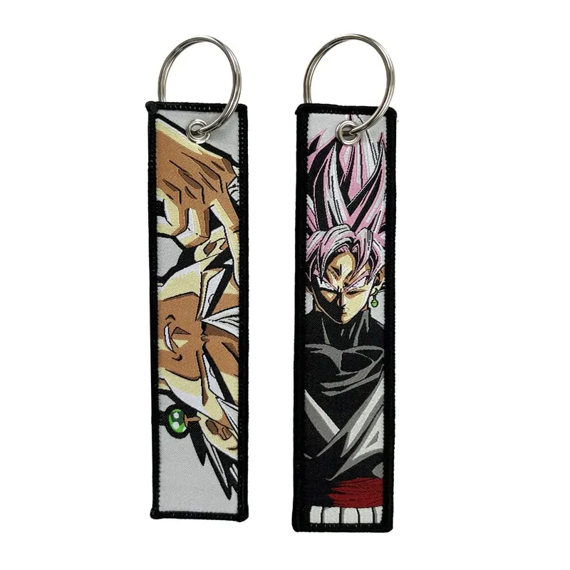 Dragon Ball Embroidery Cool Keychain Lanyard Anime Manga Series Badge Holder USB Pendant Portable Key Lanyard Accessories — image 12