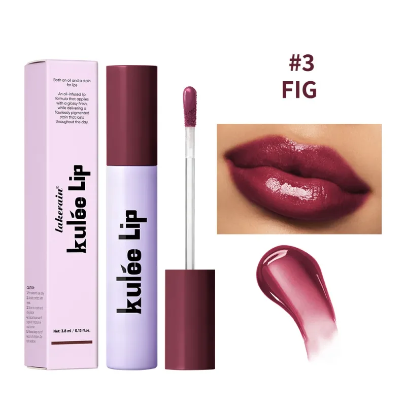 Stain Tinted Lip Oil Long Wear Moisturizing Shiny Lip Gloss Soft Texture Non Sticky Repair Chapped Lips Daily Women Beauty Lip C — image 10