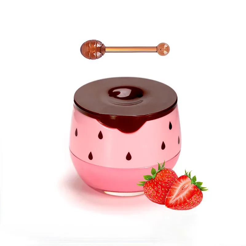5.5g Lip Sleep Mask Night Sleep Maintenance Moisturizing Lip Gloss Bleach Cream Nourishing Lip Care Strawberry Honey — image 12