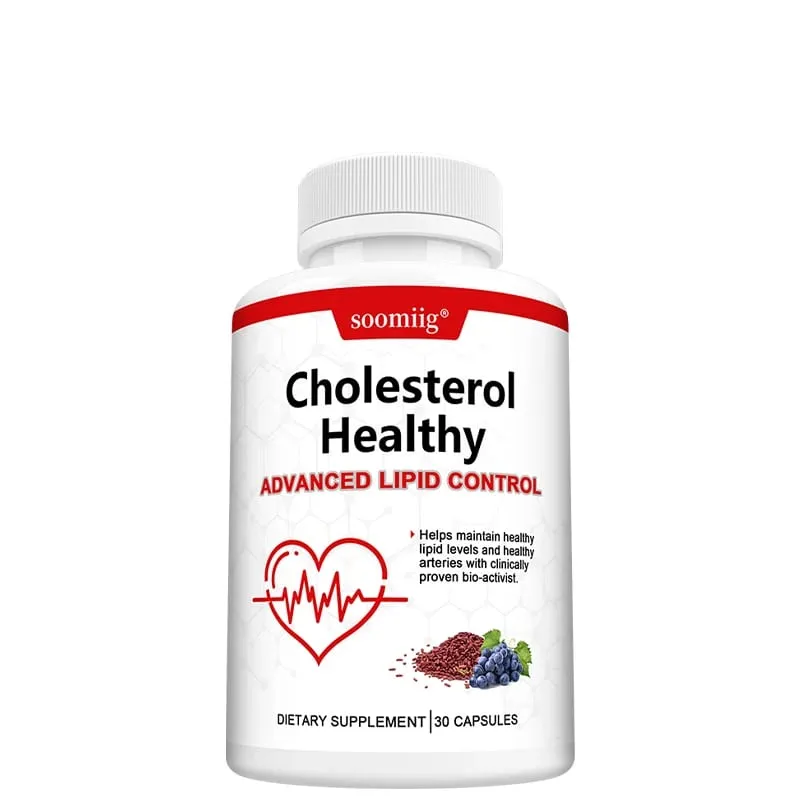 Cholesterin-Gesundheitsergänzungsmittel – Senkt LDL und Triglyceride Unterstützt einen gesunden Cholesterinspiegel Natürliche Herzgesundheitskapseln