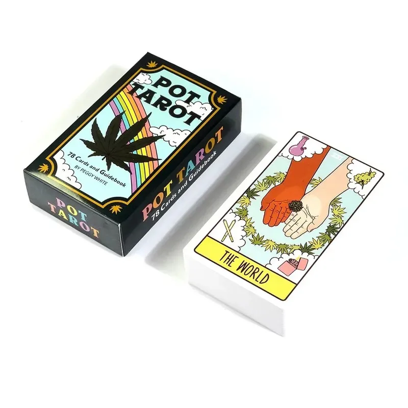 Pot Tarot Oracle Card Leisure Fortune Divination Party Entertainment Chess Card Game Tarot 78 Card Deck — image 3