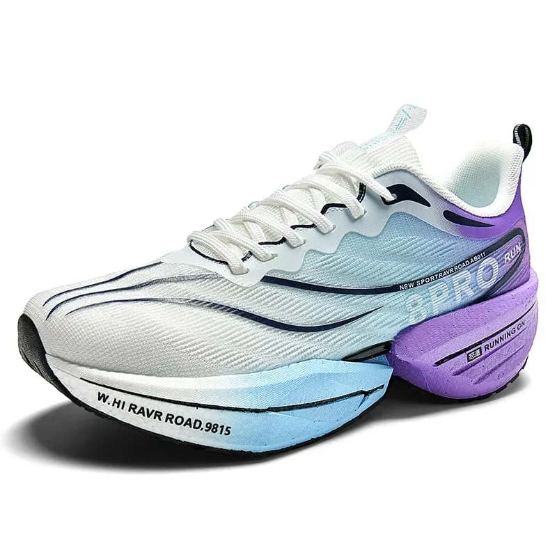 Men's Carbon Plate Sneakers Breathable Marathon Athletic Running Shoes 8PRO Fitness Outdoor Tennis Training Sports Shoes Women