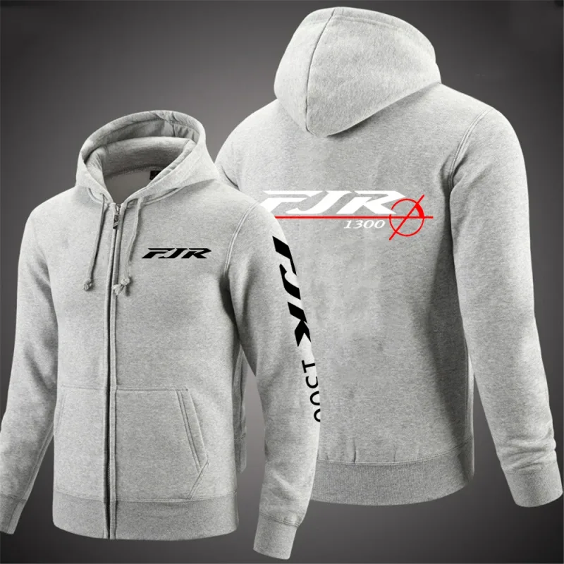 2025 Popular Coat Spring And Autumn Leisure Versatile Jacket Man's FJR 1300 MOTORCYCLE Logo Print Hooded Pullover Slim Hoodies — image 5