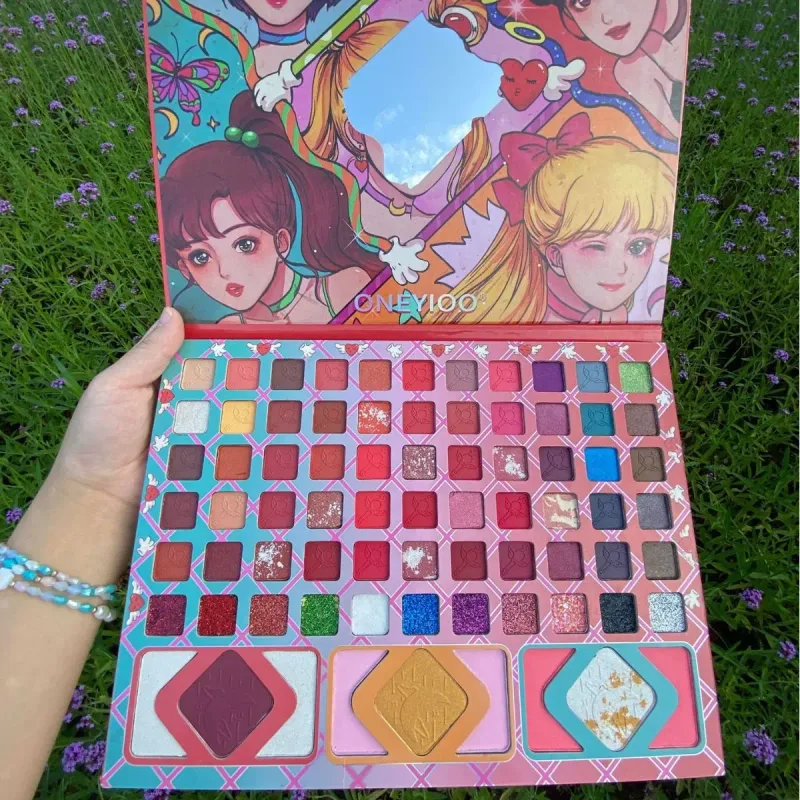 Boutique 96 Colors Eye Shadow Plate Shimmer Matte Sequin Eyeshadow Colorful Stage Ball Dedicated Neon Eyeshadow Palette Beauty