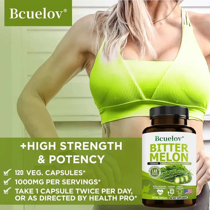 Bitter Melon Extract Supplements May Support Blood Pressure Blood Sugar Balance Immune System Health Weight Management