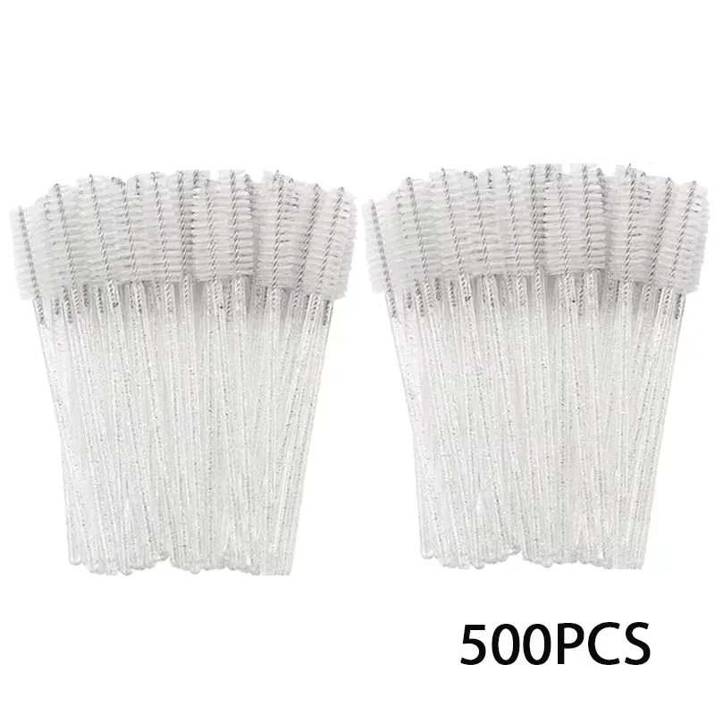500Pcs Eyelash Brushes Eyelashes Extension Brush Mascara Wands Applicators Makeup Accessories For Eyelashes Eyebrows Wholesaler — image 12