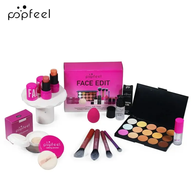 Valentine's Day and Holiday Makeup Gift Set - All-in-One 11-Piece Makeup Kit for Girls and Women Featuring Concealer — image 4