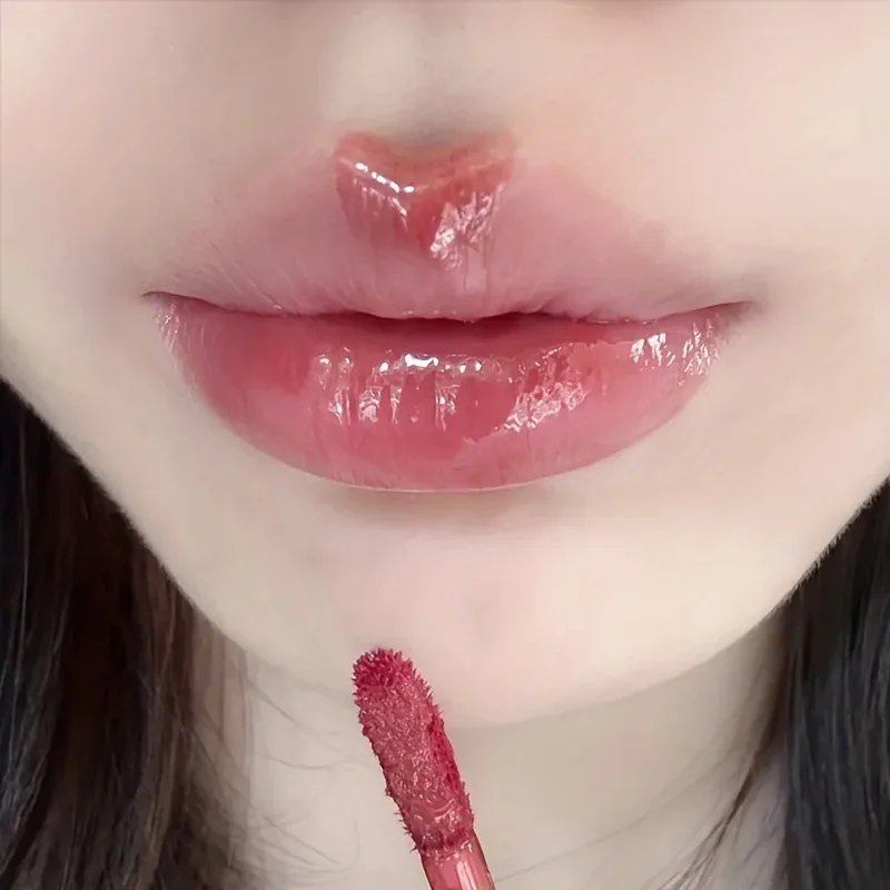 6 color lip glaze cute little bear mirror gloss jelly lips with sparkling light dew water long-lasting stain resistant trans — image 10