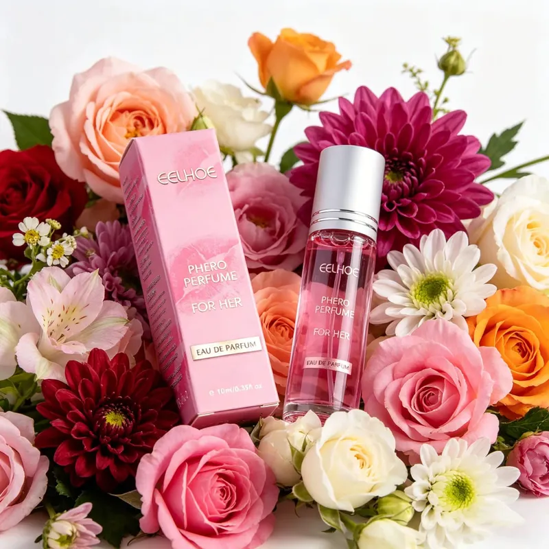 10ml Pink Rollerball Phero Fragrance Long Lasting Scent Portable Body Dating Essential For Man Women — image 2