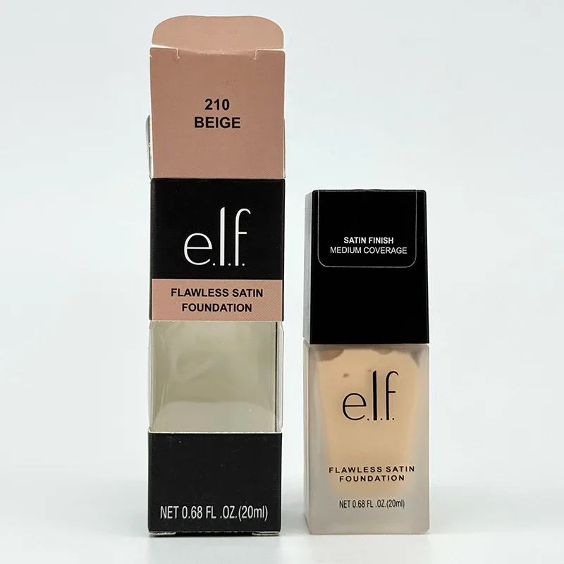 Elf Full Coverage Liquid Foundation Naturally Covers Flaws Cosmetics Flawless Satin Liquid Foundation Lasting Oil Control Makeup — image 8