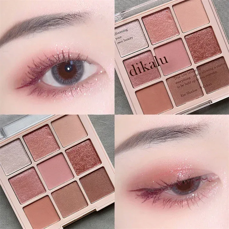 9-Grid Eyeshadow Palette Glitter Pearlescent Matte Acrylic Transparent Eye Shadow Makeup Long Lasting Women Beauty Cosmetics 1PC — image 18
