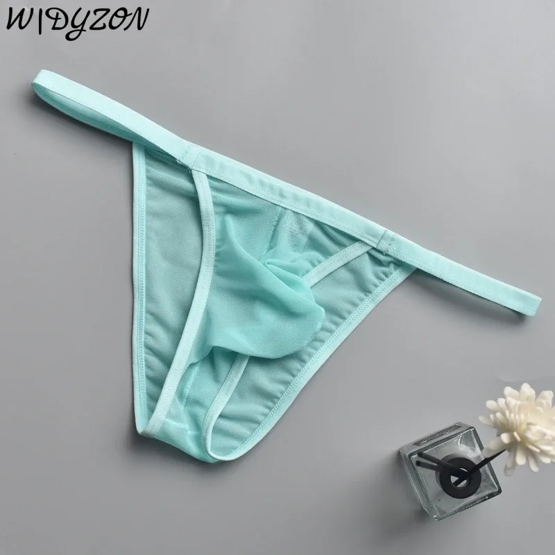 Men's Mesh Briefs Slip Sexy Men Underwear U Pouch Breathable Man Underpants Cuecas Masculinas Quick Dry Gay Bikini Sissy Panties — image 2