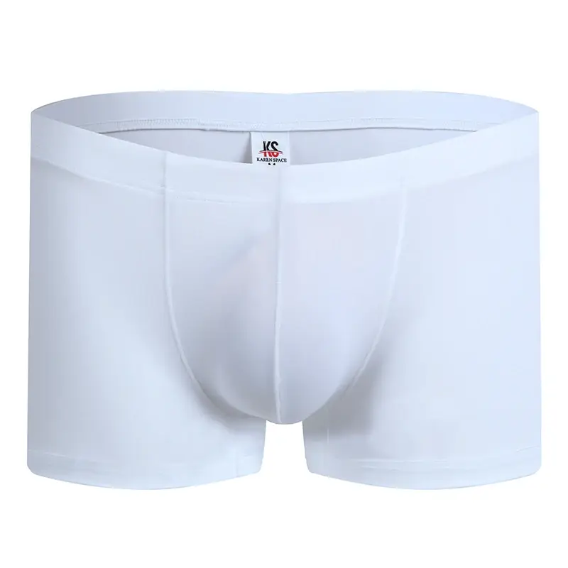 Fashion Boxers Ice Silk Man Underwear Underpants Breathable Comfortable Men's Panties Ultrathin BoxerShorts Trunks — image 15