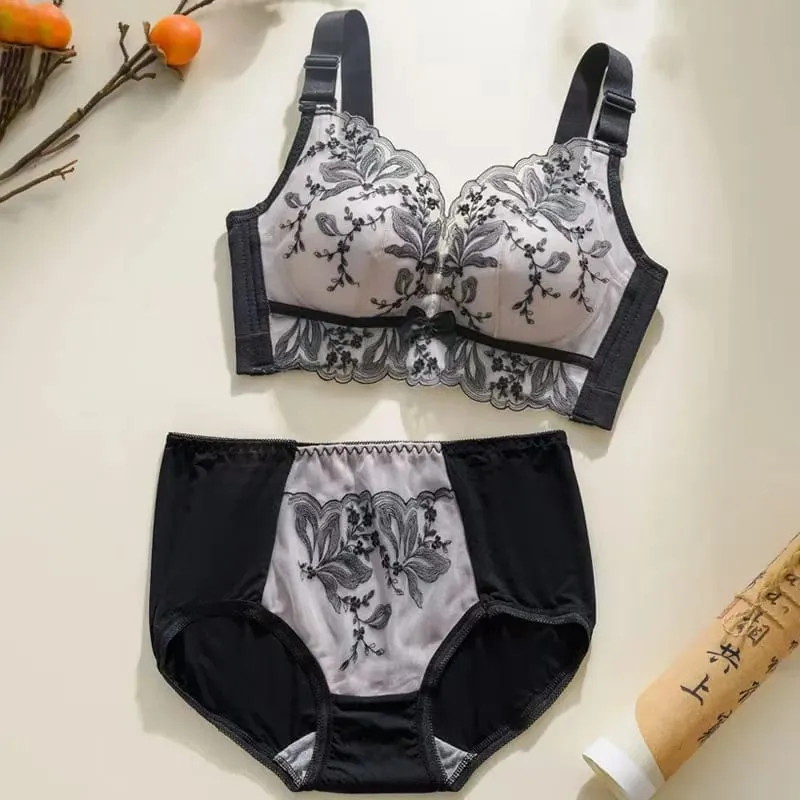 Sexy Lace Bra Push Up Soft Bra Small Breast Gathering Anti-Sagging Lace Women Underwear Adjustable Lingerie — image 6