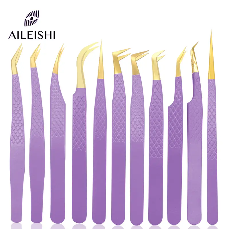 Eyelashes Tweezers Stainless Steel Superhard Tweezers High Precision Anti-static Tweezers For Eyelash Extensions Tools — image 1