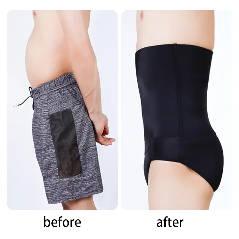 Men Sissy Hiding Gaff Panties Brief For Crossdressing Transgender Men High Waist Boxer Shorts Tummy Slim Body Shaper Corset — image 4
