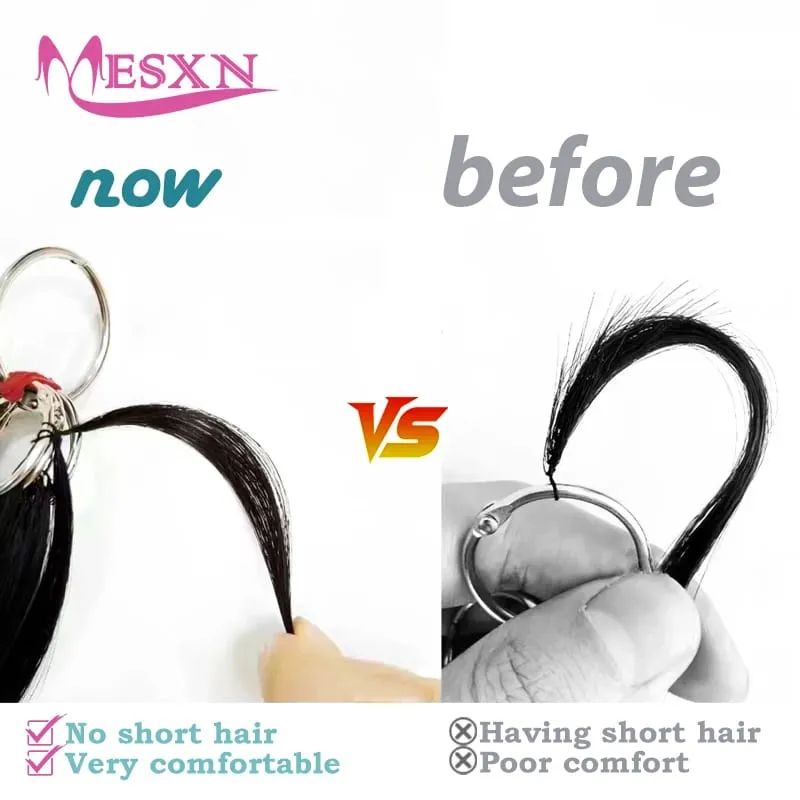 Third New Feather Hair Extensions 100% Human Hair Real Natural Hair Comfortable And Invisible Brown Blonde 613 Color — image 3