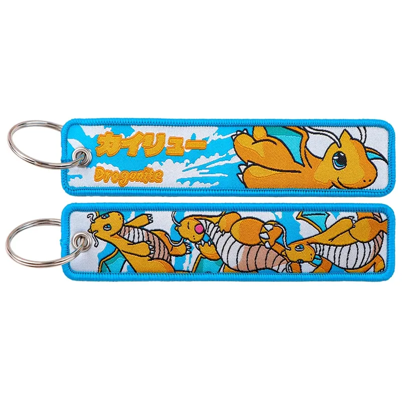 Japanese Anime Elf Monsters Keychain for Cars Backpack Key Holders Embroidery Keyrings Key Tag Jet Tag Accessories Gifts 1pcs — image 22