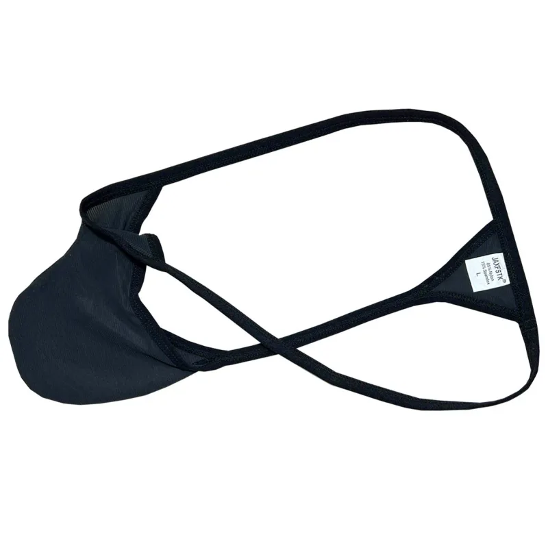 Men's Ice-Silk Thong Underwear No-Show Ultra-Thin Men Low Rise Thong G-string Breathable Lightweight Micro Briefs — image 4
