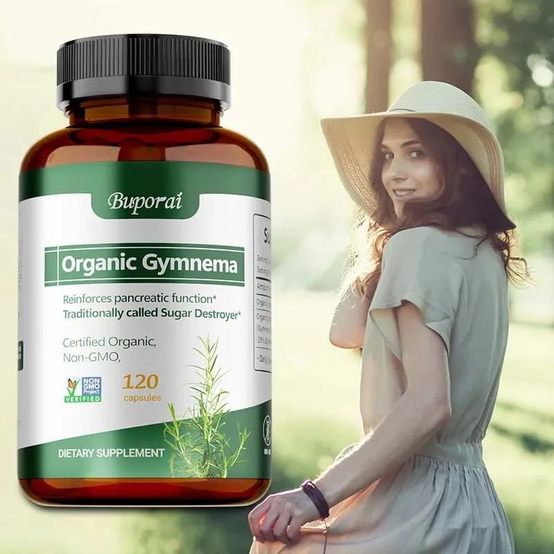 Organic Gymnema - Enhance Pancreatic Function Promote Intestinal Health and Absorption Balance Health Levels Non-GMO — image 1