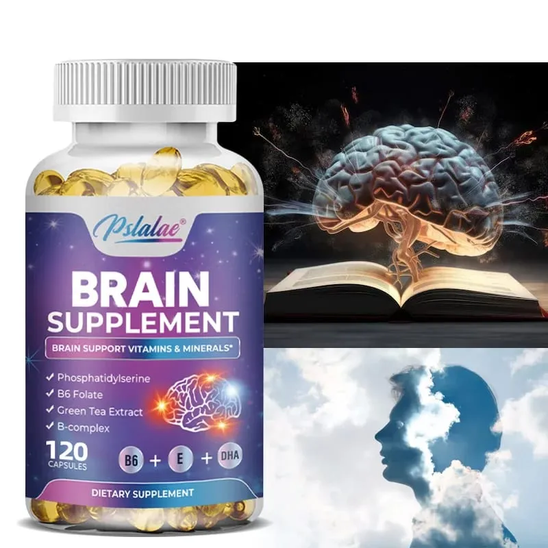 Brain Supplement - Contains B Vitamins To Support Brain Health Improve Cognitive Function and Enhance Memory and Concentration — image 1