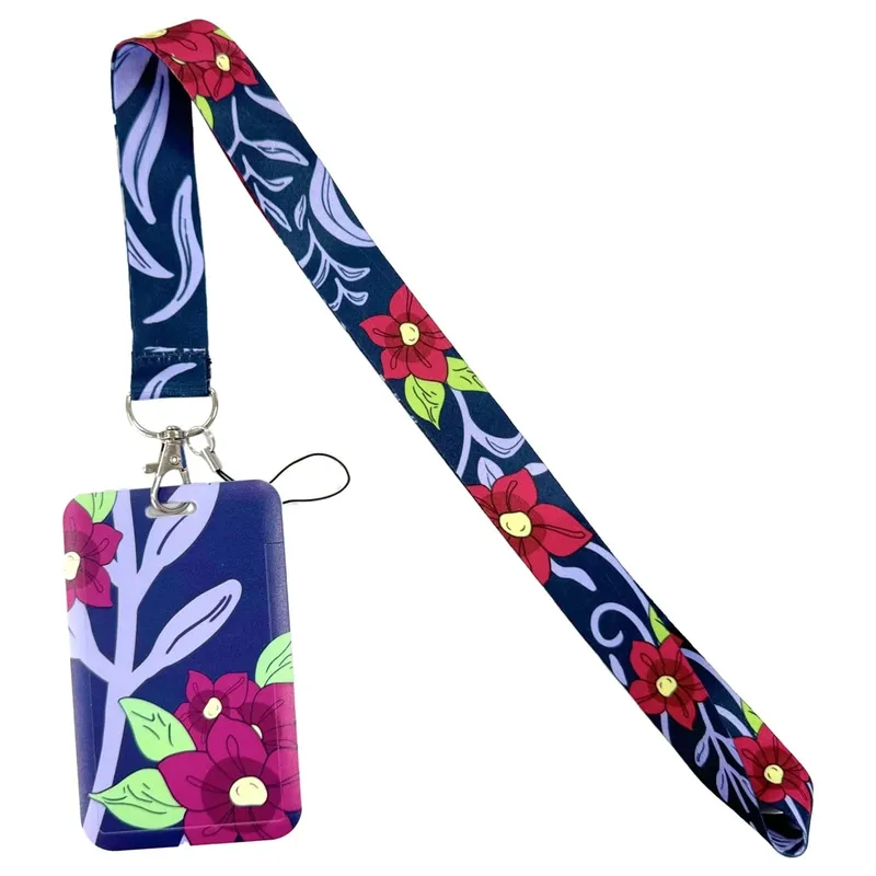 Anime Lanyard Credential Holder Keychains Neck Lanyard For Pass Card Credit Card Holder Straps Mobile Phone Charm Accessories — image 17