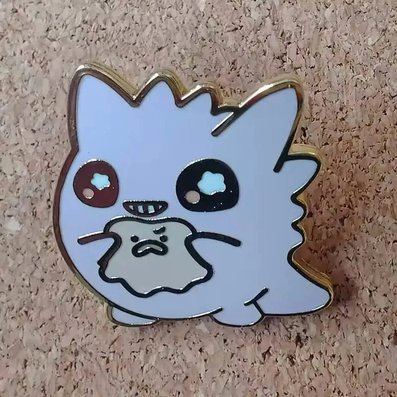 Pokemon Enamel Pin Gengar And Pikachu Lapel Pins for Backpacks Bread Badges Medal Brooch for Clothes Jewelry Gifts for Friends — image 9