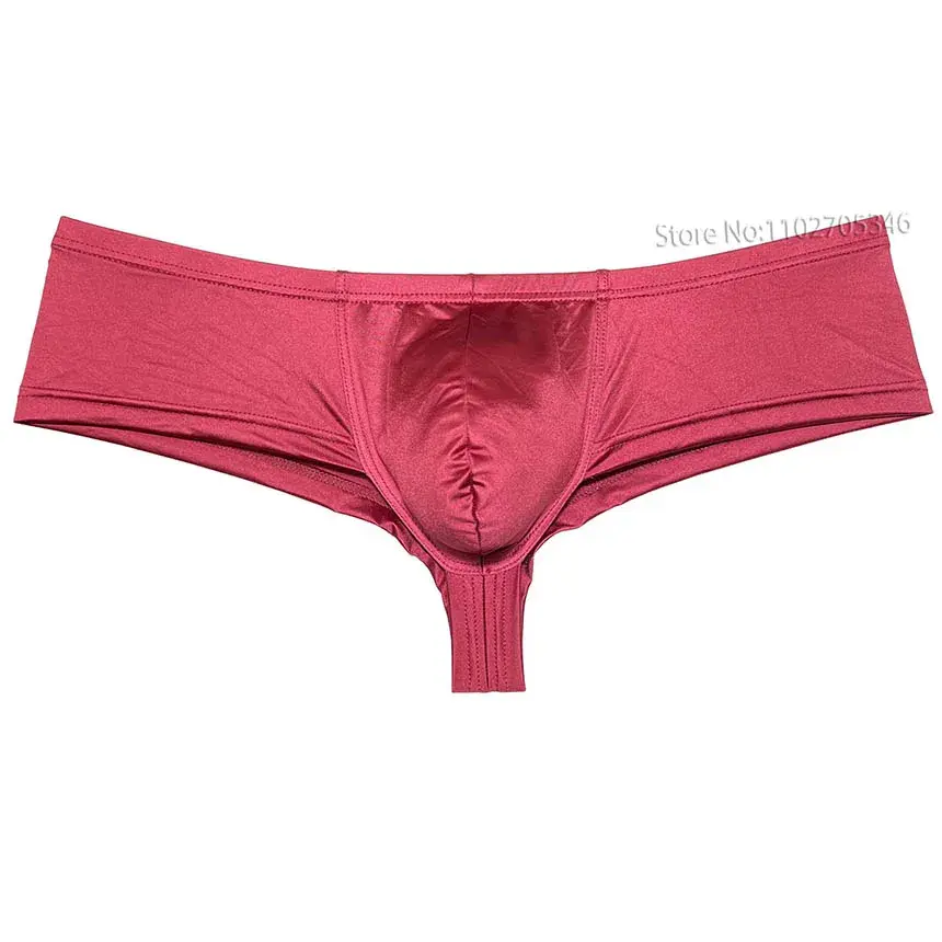 Cheeky Briefs Men's Bikini Underwear Enhance Contour Pouch Tangas Micro Boxershorts Sexy Low Rise Trunks Comfy Silky Breathable — image 5