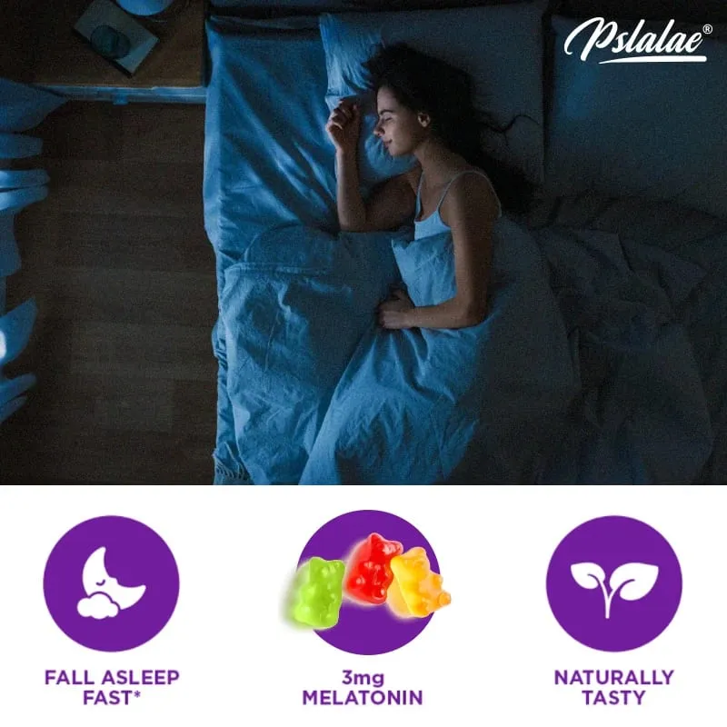 Sleep Gummies - with Melatonin L-Theanine - Aid Sleep Relieve Stress Promote Rapid Sleep and Enhance Sleep Quality — image 6