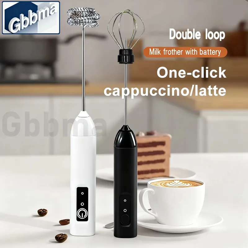 Rechargeable Electric Egg Beater With Stand Bracket 3 Speeds Adjustable Hand Whisk Drink Mixer Milk Frother for Coffee — image 2