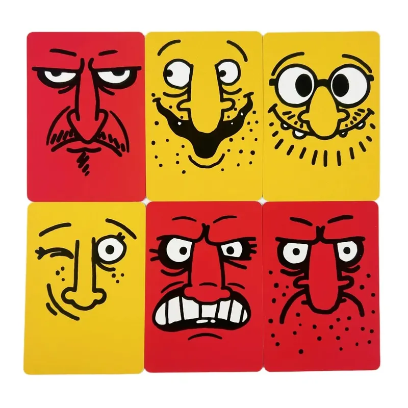 1pc Good Face Bad Face Card Game Hilarious Party Travel Board Game Deck For Fun Party — image 5