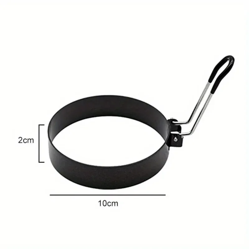 Professional Stainless Steel Egg Fried Ring Nonstick Round Pancake Mold — image 4