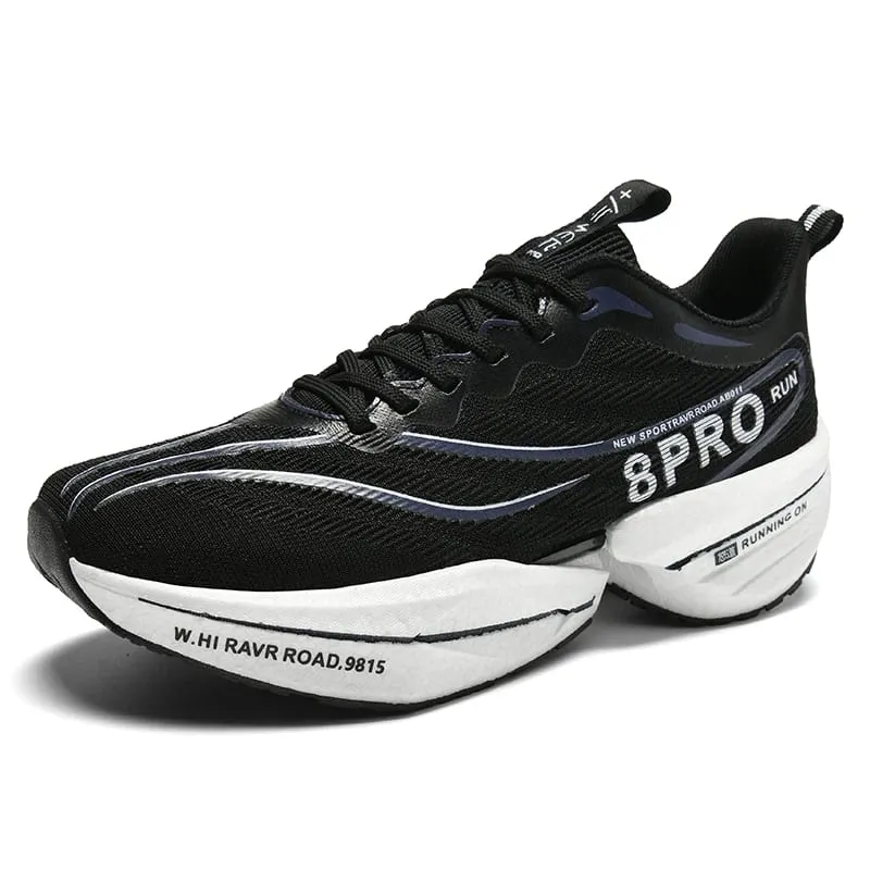 Men's Carbon Plate Sneakers Breathable Marathon Athletic Running Shoes 8PRO Fitness Outdoor Tennis Training Sports Shoes Women
