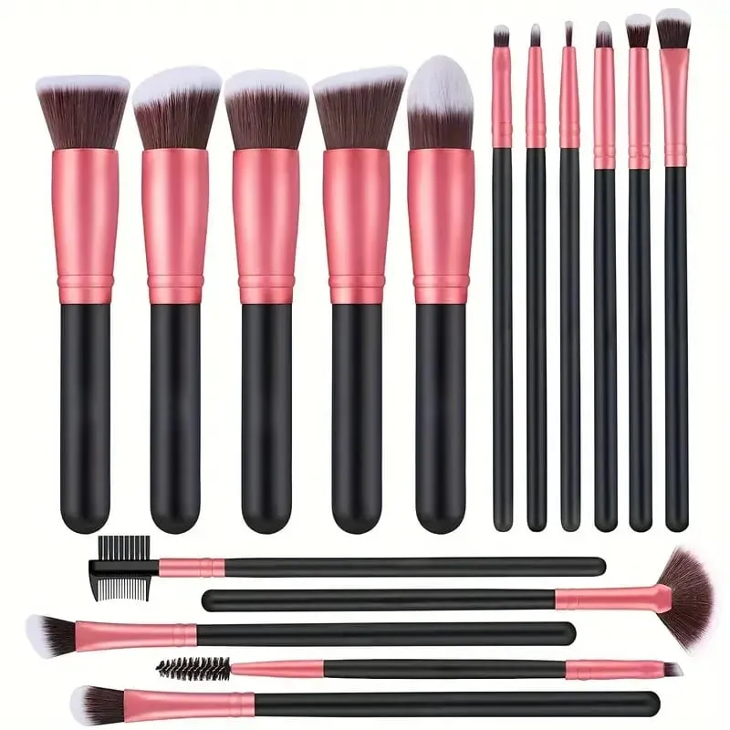 Professional 3/14/16Pcs Makeup Brushes Set Soft Fluffy Eye Shadow Foundation Concealer Blending Blush Brushes Women Beauty Tools — image 15