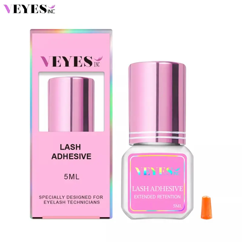 INC Eyelash Extension Glue 0.5-1 Sec Drying (0.17fl.oz / 5ml) Up to 8 Weeks Retention Adhesive Salon Use for Lash Tech