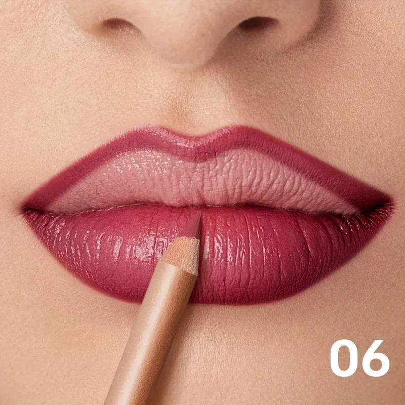 Nude Matte Lip Liner Waterproof Long Lasting High Pigment Lip Pencil Smooth Precise Lip Makeup Gift for Women — image 21