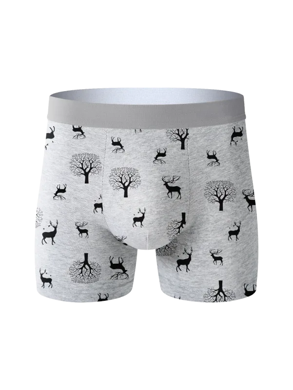 10 Pieces Men's Long Underwear Breathable Soft Men's Long Boxer Briefs Personality Trend Fashion Athleisure Classic Men's Pants — image 13