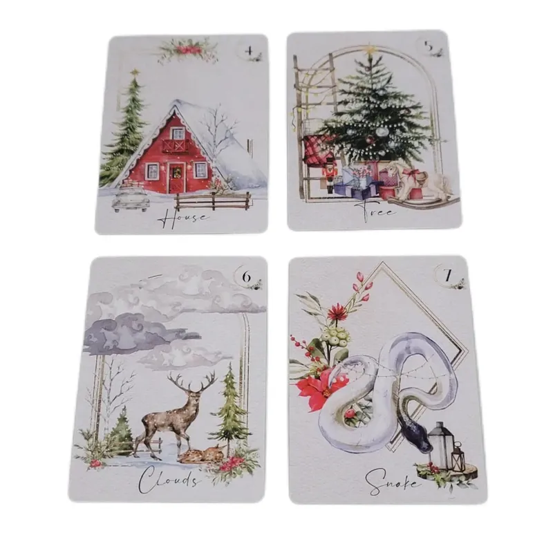 Christmas Oracle Cards Board Game Tarot Deck Game Board Oracle Cards Family Party Playing — image 5