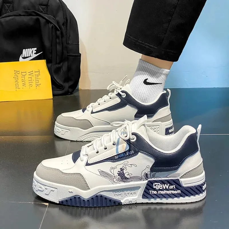 Skateboarding Shoes for Men Male Running Breathable Sports board White Shoes Sneakers Men Shoes Brand Casual Shoes for Men — image 4