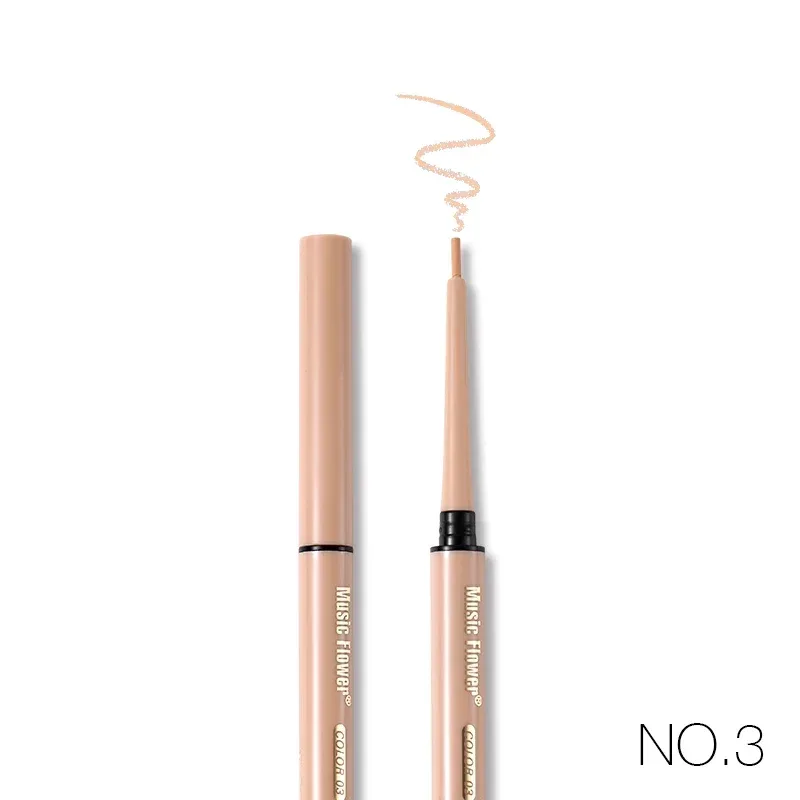 Music Flower 12 Color Gel Eyeliner Pencil Automatic Waterproof Eye Makeup Black Blue Eyleliner Long Lasting Shimmer Cosmetics — image 8
