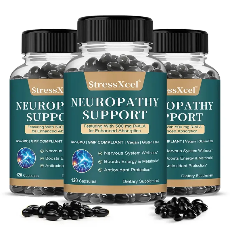 Neuropathy Capsules Herbal Blend Antioxidant Support Daily Nerve Wellness Body Metabolism Cellular Vitality and Mood Calm — image 8
