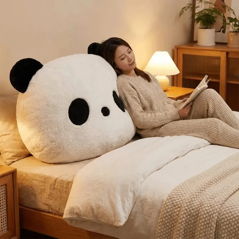 박제 동물 플러시 팬더 쿠션 침실 소파 홈 인테리어 박제 팬더 베개 카와이 30cm 팬더 던져 베개 — image 8